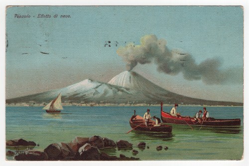 Vesuvio effetto neve - effetto, di