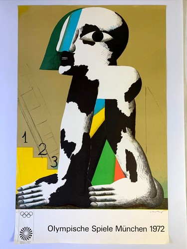 Munich olympics 1972 art by - olympics,