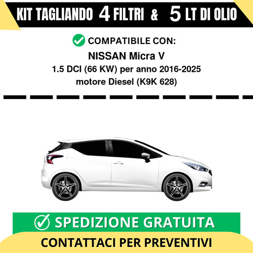 Tagliando per nissan micra - tagliando,