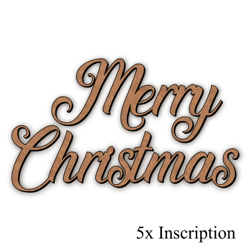 Buon natale parola legno - buon, in