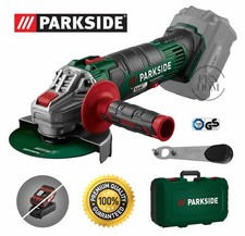 Parkside 20 V smerigliatrice angolare senza fili con scatola di trasporto, serie X20v - unità nuda NUOVA 