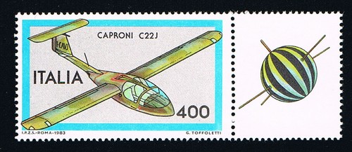 Italia francobollo aereo - il,