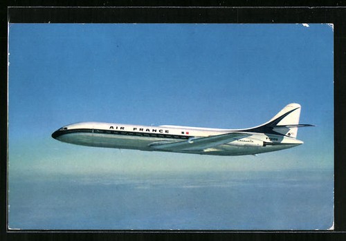 Cartolina aereo caravelle - cartolina,