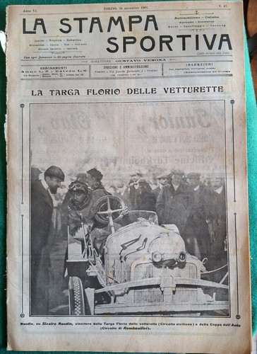1907 stampa sportiva targa - stampa,