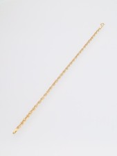 Bracciale oro giallo 18kt maglia tipo corda