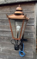 Lanterna in rame, staffa ad