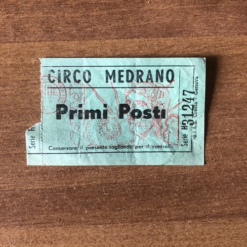 Biglietto vintage anni - biglietto,