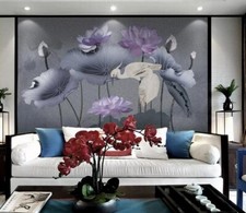 Carta da parati 3D viola