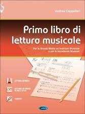 A. CAPPELLARI - PRIMO LIBRO DI LETTURA MUSICALE