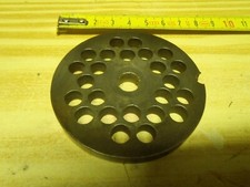 Trafila x tritacarne no inox diametro cm 8,3 buchi da 0,45 USATO PERFETTO