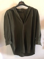 Camicia Verde Zara Maniche Tre Quarti Taglia M