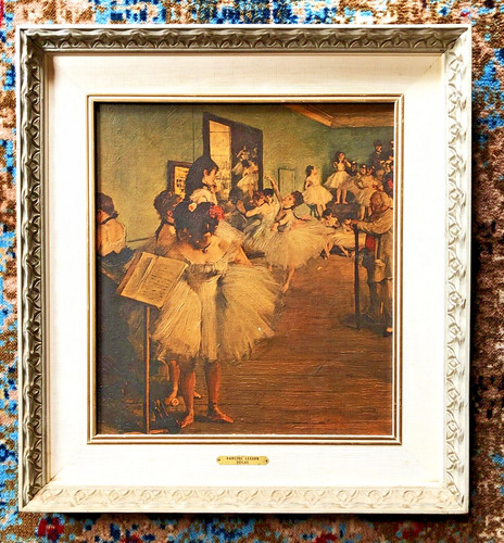 Grande dipinto olio repro - , di