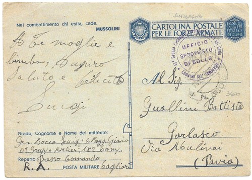 Posta militare - posta,