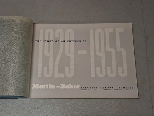 Vintage martin baker 1929 - vintage, 1929-1955