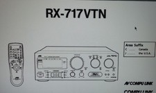 service manual JVC audio video control receiver RX-717VTN carta formato a4