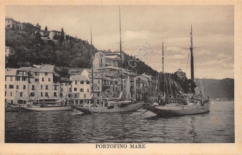 Cartolina portofino mare - cartolina,
