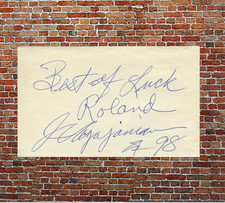 Carta autografata J.C