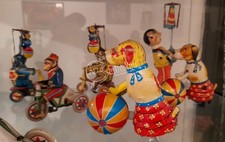 Lotto 39 giocattoli in latta da collezione Fabbri Editori 2005 riproduzioni Paya