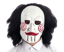 CARNEVALE HALLOWEEN MASCHERA LATTICE SAW ENIGMISTA LATEX MASK HQ