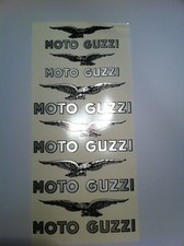 kIT decalcomanie adesivi stickers TANK MOTO GUZZI CARDELLINO SERBATOIO Argento