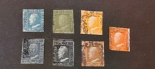 Sicilia antichi stati italiani - 1859 - Falsi "SPIRO" francobolli antichi usati