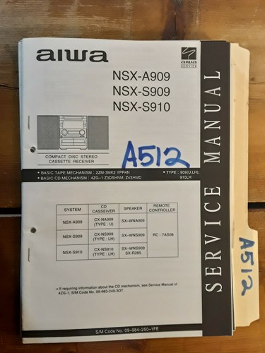Aiwa nsx a909 s909 s910 - s909,