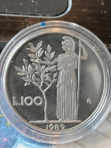 100 lire 1989 proof - 1989, da