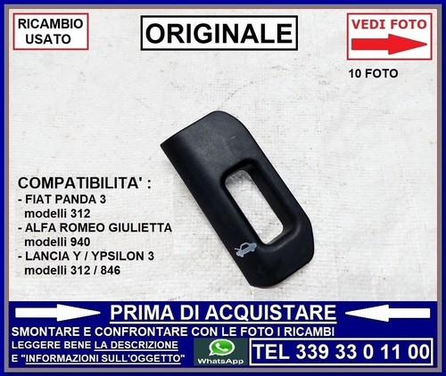 Maniglia leva apertura cofano - maniglia,