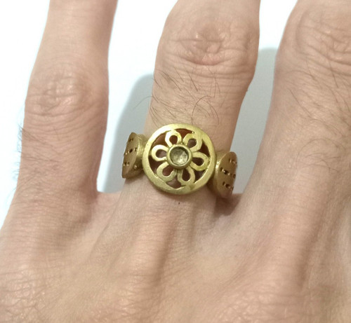 Anello vintage stile rame