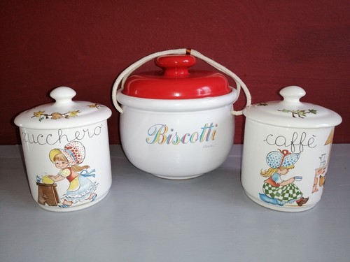 Set contenitori ceramica - set, 3