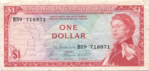 Banconota caraibica dollaro - banconota,