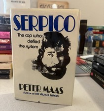 Serpico Peter Maas 1973 1st Edition Viking HCDJ Vintage Basis For Pacino Movie