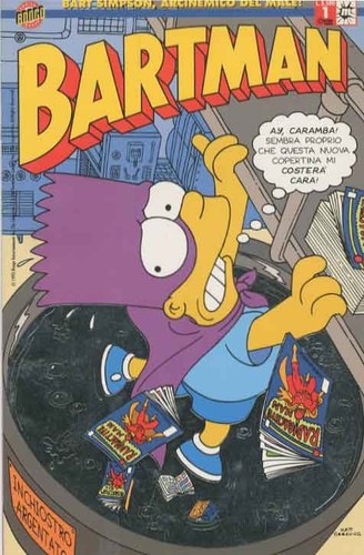 Fumetto bartman macchia - 1,