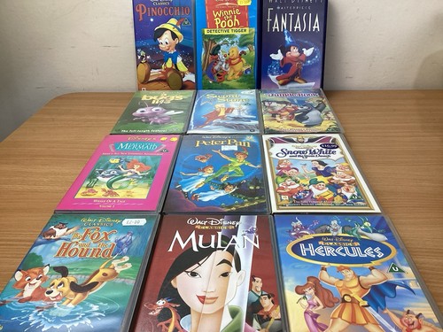 Disney vhs video tapes bundle - disney,