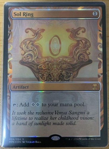 Mtg sol ring - mtg, masterpiece