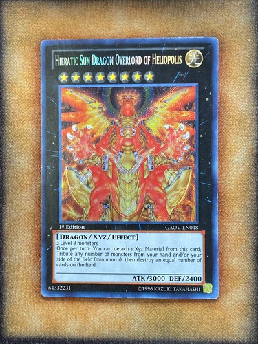 Yugioh drago sole - sole, ieratico