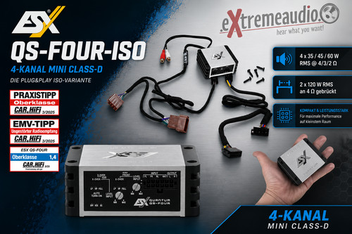 Esx four iso - qs-four-iso, amplificatore