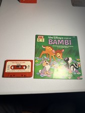 Disney Storyteller Series: STORIA DI BAMBI - SET LIBRI E CASSETTE #7DC - 1978