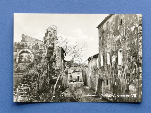 Cartolina sovana casa di - cartolina,