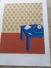 Lucio Del Pezzo Litografia con