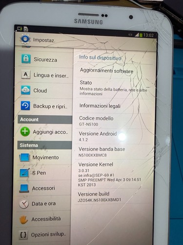 Samsung galaxy note - 8.0, –