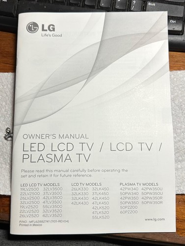 Led lcd plasma manuale - led,