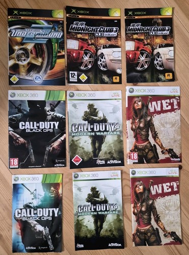 Set cover istruzioni xbox - e,