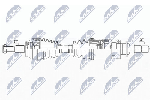 Albero motore nty npw 046 - nty, npw-fr-046