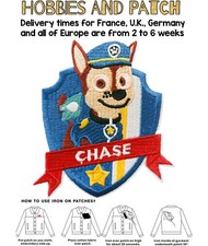 patch chase paw patrol pat patrouille toppa termoadesiva cartoon badge iron dog
