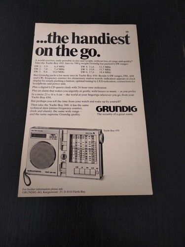 1983 grundig radio world - grundig,