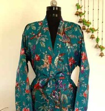 Kimono unisex blu acqua 100%