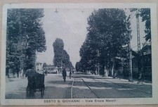 Sesto San Giovanni Milano Carretto Gelati E Tram Vay In via Marelli   1931 