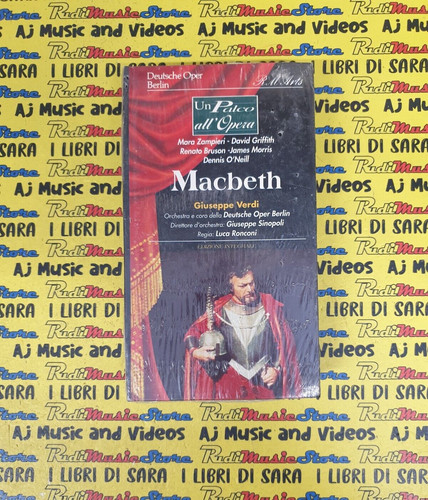 Vhs giuseppe verdi macbeth - verdi,