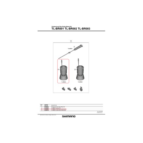 Shimano imbuto kit - shimano,
